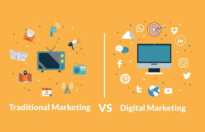 تفاوت بازاریابی سنتی و دیجیتال مارکتینگ